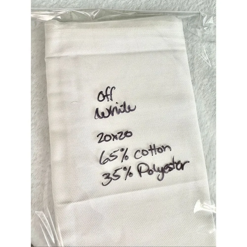 Off White cloth Napkin 20 x 20